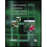 Experimental Statistics for Agriculture and Horticulture