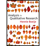 Analysis in Qualitative Research