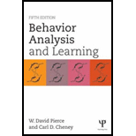 Behavior Analysis and Learning