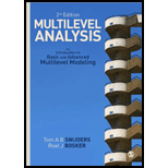 Multilevel Analysis Introduction to Basic and Advanced Multilevel Modeling