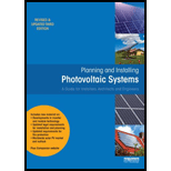 Planning and Installing Photovoltaic Systems