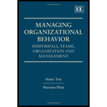 MANAGING ORGANIZATIONAL BEHAVIOR