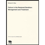 Failure in the Restored Dentition  Management and Treatment