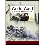 World War I A Student Encyclopedia