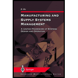 Manufacturing and Supply Systems Management