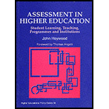 Assessment in Higher Education