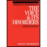 Greene and Mathiesons Voice and Its Disorders