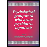 Psychological Groupwork with Acute Psychiatric Inpatients