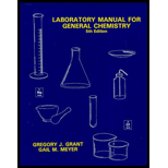 Laboratory Manual for General Chemistry