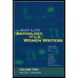 Aunt Lute Anthology of U.S. Women Writers, Volume Two  20th Century