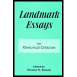 Landmark Essays on Rhetorical Criticism