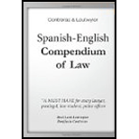 Spanish English Compendium of Law