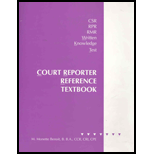 Court Reporter Reference Textbook