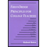 First Order Principles for Coll. Teachers