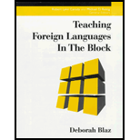 Teaching Foreign Languages in the Block