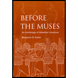 Before the Muses  Anthology of Akkadian Literature