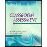 Classroom Assessment  A Practical Guide for Educators