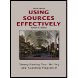 Using Sources Effectively