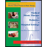 Medical Music Therapy for Pediatrics in Hospital Settings