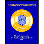 Doodys Rating Service  A Buyers Guide to the 250 Best Health Sciences Books 1996