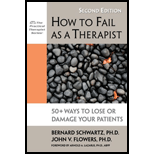 How to Fail as a Therapist