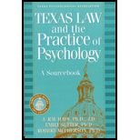 Texas Law and Practice of Psychology