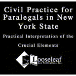 Civil Practice for Paralegals in New York State