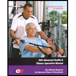 Ace Advanced Health / Fitness Specialist Manual   With DVD