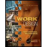 Work Design  Occupational Ergonomics