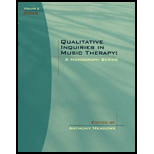 Qualitative Inquiries in Music Therapy Research