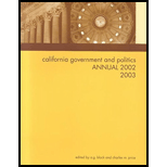 California Government and Politics Annual 2002 2003