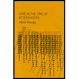 Love in the Time of Aftershocks - ALFRED ARTEAGA