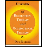 Glossary of Recreation Therapy and Occupational Therapy