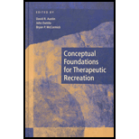 Conceptual Foundations for Therapeutic Recreation