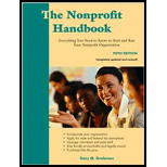 Nonprofit Handbook  Everything You Need to Know to Start and Run Your Nonprofit Organization