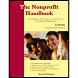 Nonprofit Handbook Everything You Need to Know to Start and Run Your Nonprofit Organization