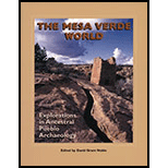 Mesa Verde World  Explorations in Ancestral Pueblo Archaeology