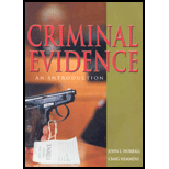 Criminal Evidence  Introduction