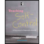 Teaching Self Control  A Curriculum for Responsible Behavior