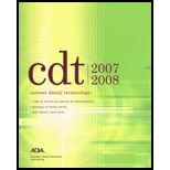 CDT  2007 2008 Current Dental Terminology