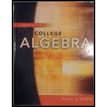 College Algebra   Text Only