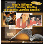 Whats Different about Teaching Reading to Students Learning English? With DVD