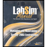 LabSim Manual  MCSE Managing and .   With CDs