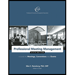 Professional Meeting Management 6TH 15 Edition, by Professional Convention Management Association - ISBN 9781932841978