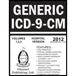 Generic ICD 9 CM 2012, Vols 1,2 and 3 Hospital Version