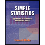 Simple Statistics  Applications in Criminology and Criminal Justice