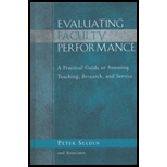 Evaluating Faculty Performance