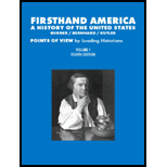 Firsthand America, Volume I (Paper)