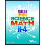 Activities Linking Science With Math, K 4