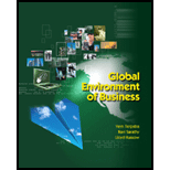 Global Environment of Business -  Vern Terpstra, Paperback